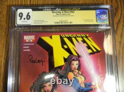 Uncanny X-men #460 RARE Autographe Authentifié de Tom Raney CGC 9.6 NM+ Signature