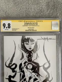 VAMPIRELLA V5 #25 CGC 9.8 SÉRIE DE SIGNATURE Édition Dessinée Signée Jae Lee