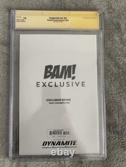 VAMPIRELLA V5 #25 CGC 9.8 SÉRIE DE SIGNATURE Édition Dessinée Signée Jae Lee