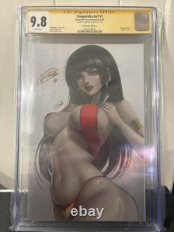 Vampirella #1 CGC 9.8 Exclusivité Miki Okazaki Signature Series Signé LTD 500