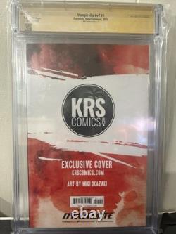 Vampirella #1 CGC 9.8 Exclusivité Miki Okazaki Signature Series Signé LTD 500