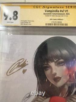 Vampirella #1 CGC 9.8 Exclusivité Miki Okazaki Signature Series Signé LTD 500