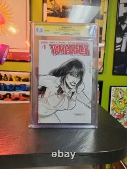 Vampirella 1 CGC 9.8 SIGNÉ Fabiano Neves Croquis Variante Exclusive Midtown SS