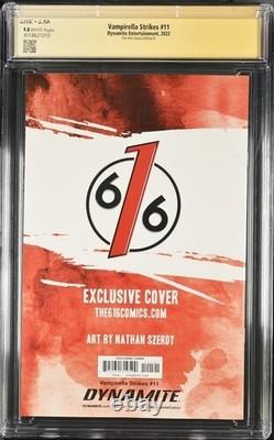 Vampirella Frappe #11 CGC 9.8 SS Série de Signatures Nathan Szerdy 616 Comics