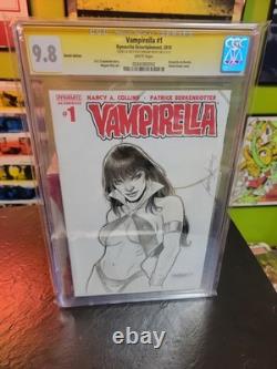 Vampirella n°1 (2014) CGC 9.8 SS signé et dessiné par Fabiano Neves Dynamite