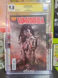 Vampirella n°30 CGC 9,8 SIGNé Lucio Parrillo Signature Series Variant Dynamite