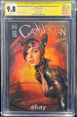 Variant de Shannon Maer pour le 80e anniversaire de Catwoman CGC 9.8 SS Série Signature