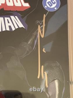 Variante D de Deadpool Batman signée par E. Ribic et A. Kubert, série de signatures CGC