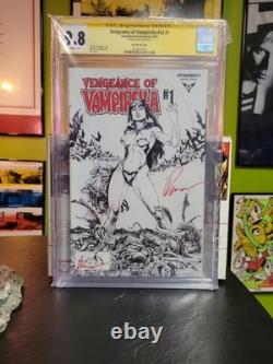 Vengeance de Vampirella vol. 2 n°1 CGC 9,8 Signature Series signé par l’artiste Buzz Sketch