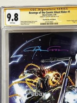 Vengeance du Ghost Rider cosmique #1 Série de signatures CGC 9.8 Clayton Crain