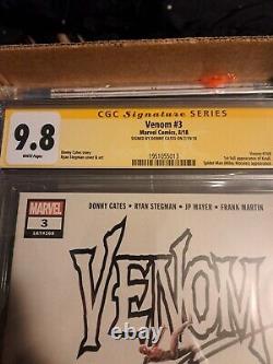 Venin #3 CGC 9.8 Série Signature Apparition de Knull