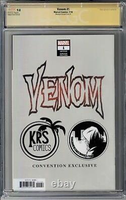 Venom #1 Cgc 9.8 Série Signature Signée Mike Mayhew Avec Couverture Venom Sketch D