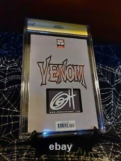 Venom #1 Édition d'Art Greg Horn Couverture C CGC 9.8 Série Signature Signée par Cates