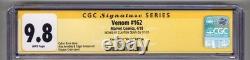 Venom #162 CGC 9,8 SS édition variante vierge signée par Clayton Crain, faible population, rare