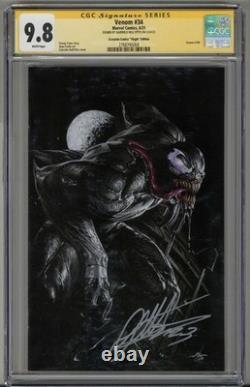 Venom #34 CGC 9.8 SS signé Gabriele Dell'otto variante Virgin faible population rare