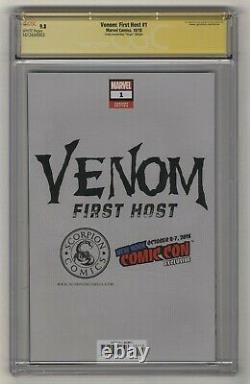 Venom First Host #1 Cgc 9.8 Série De Signatures 2018 Clayton Crain Variante