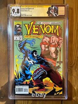 Venom La Folie #3 CGC 9.8 Marvel SS Série Signature par John Beatty