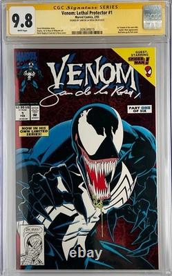 Venom Lethal Protector #1, 2/93 CGC 9.8 Série de signatures Sam De La Rosa Marvel