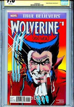 Vrai Croyants Wolverine 1 Cgc 9.8 Ss X2 Stan Lee Len Wein Miller Claremont Wp