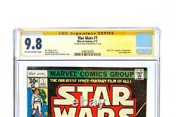 Vtg Star Wars #1 (juillet 1977, Marvel) Cgc Signature Series Roy Thomas