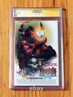 WITCHBLADE #10 DARKNESS #0 VARIANT CGC SS 9.8 Série de signatures signée par Silvestri