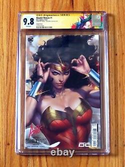 WONDER WOMAN #1 CGC SS 9.8 NM/M 2023 Série Signature signée par Stanley Artgerm Lau