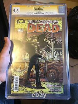 Walking Dead 1 First Print Cgc 9.6 Signature Series Signé Tony Moore 10/03