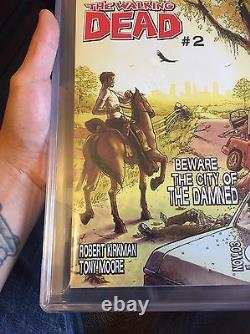 Walking Dead 1 First Print Cgc 9.6 Signature Series Signé Tony Moore 10/03