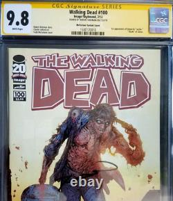 Walking Dead 100 Couverture variante McFarlane CGC 9.8 Série Signature Robert Kirkman