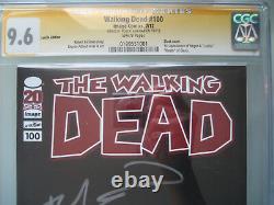 Walking Dead #100 Lucille Variante Cgc 9.6 Ss Signé Robert Kirkman 1er Negan