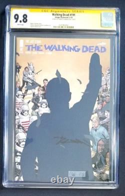 Walking Dead CLÉ 191 CGC 9.8 Série Signature Robert Kirkman 2019 IMAGE COMICS