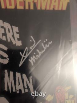 Web de Spider-Man CGC Signature Series #18 signé par Dave Michelinie
