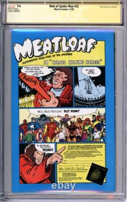 Web of Spider-Man #32 CGC 9.6 SS signé Michael Zeck série de signatures 1287108004