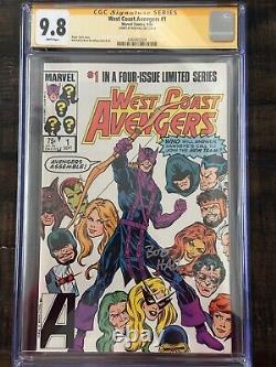 West Coast Avengers #1 Cgc. Ss 9.8 Série de signatures de Bob Hall Pages blanches