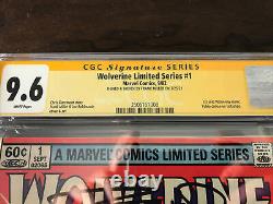 Wolverine 1 1982 Cgc 9.6 Série De Signatures (frank Miller Signé) (bourse De Presse)
