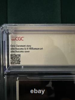 Wolverine #1 1988 Signé Chris Claremont CGC 8.0 Étiquette Jaune Série de Signatures