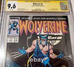 Wolverine # 1 CGC 9.6 Blanc (Marvel) Série Signature Roy Thomas 1er Patch