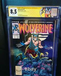Wolverine 1 Marvel Comics 1988 Cgc 8.5 Série Signature Signée Par Claremont