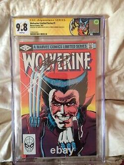 Wolverine 1 Série De Signatures Cgc 9.8 Ss X2 Claremont Rubinstein 1982 Wp Signé