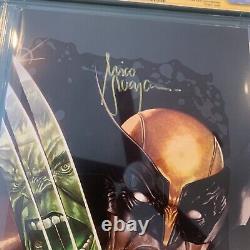 Wolverine 1 Virgin CGC Signature Series 9.6 Mico Suayan would be translated as 'Wolverine 1 Version vierge CGC Signature Series 9.6 Mico Suayan' in French.