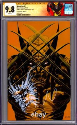 Wolverine #1 Virgin Cgc 9.8 Ss Signé Et Remarqué Par John Giang? Étiquette Personnalisée