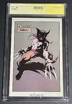 Wolverine 10 Cgc 9,6 Ss Pages Blanches Signées Chris Claremont Sabretooth