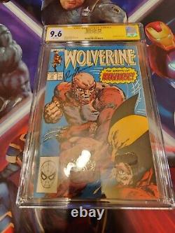 Wolverine #18 Série Signature Cgc 9.6 Pages Blanches Marvel Comics 1989 Roy Thomas