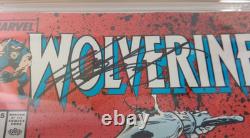 Wolverine 2 CGC 9.6 NM+ SS Signature Series Claremont signé, pages blanches, 1988