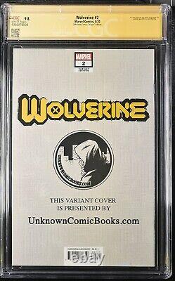 Wolverine #2 signé et Remarque par InHyuk Lee CGC 9.8 Signature Series