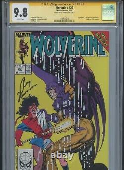 Wolverine #20 1990 CGC Signature Series 9.8 (Signé par Roy Thomas)