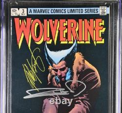 Wolverine #3 CGC SS 9.6 Signé par Chris Claremont & Frank Miller, Marvel 1982