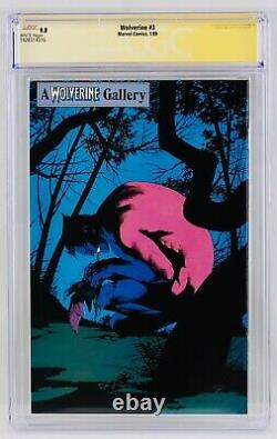 Wolverine #3 Ccg 9.8 Pages Blanches Série Signature Claremont & Nowlan Signé 1989