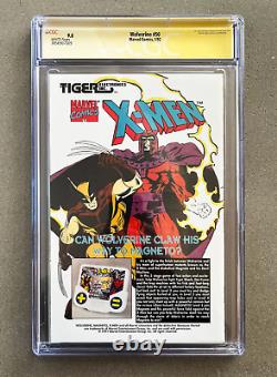 Wolverine #50 CGC 9.8 SS Série de signatures Marc Silvestri Couverture découpée