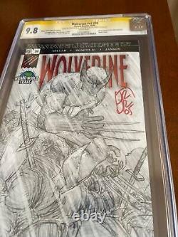 Wolverine C. 2 #20 Cgc 9.8 Signature Série Wizard World Croquis John Romita Jr